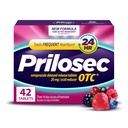 Prilosec OTC, Omeprazol opožděné uvolnění 20mg, kyselý reduktor, léčba časté srdeční pálení po dobu 24 hodin Relief, All Day, All Night *, Heartburn Medicine, 20mg, Wildberry Flavor, 42 tablet