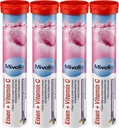 Mivolis Iron + Vitamin C efervescent Tablety - Dietní doplňky 4 Balení x 20 ks