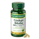 Příroda Bounty Ginkgo Biloba Kapsle 120mg, Doplněk pro podporu paměti, podporuje funkci mozku a duševní bdělost, 100 Kapsle