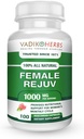 Žena Rejuv Vadik Byliny 124; Bylinné ošetření PMS Relief Dodatek Premenstruační Cycle Support 124; Bylinné Formule Komplex pro menstruační křeče a periody 124; Přirozená rovnováha Hormony (1 Pack)