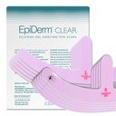 Epi- Derm Mastopexy Anchor Shape Silicone Tape - Anchor Design Tailored for Breast Reduction Recovery - Pomáhá hladké a fade scars - Premium- Stupeň Premium Silicone, Reuse & Wassible - Clear, 5-Pairs