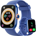 ENOMIR Smart Watch for Women Men (Answer / Make Calls) Kompatibilní s iPhone / Android / Samsung, Alexa Built-in, [1.91 "HD Screen] Vodotěsné Fitness hodinky se srdeční rychlostí / Spánek / SPO2 monitor (Blue)