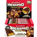 ALLMAX HEXAPRO PROTEIN, Čokoládový oříškový máslový pohár - balení po 12 - Vysokoproteinový energetický snack - 20 g proteinového baru - se syrovátkovým proteinovým izolátem