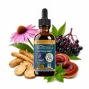 MunoMax - Pokročilý doplněk imunitní podpory - Liquid Delivery for Better Absorption - Echinacea, Astragalus, Reishi, Goldenseal, Elderberry & Více!