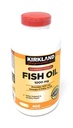 Kirkland Signature Fish Oil koncentrát s Omega-3 mastné kyseliny, 800 Softgels, 1000mg