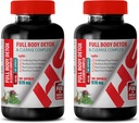 Doplněk pro podporu jater Thistle - Komplex detox a čištění celého těla 920 MG - Podpora jater - 2 Lahvičky 200 Kapsle