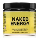 NAKED Energy - Pure Pre Workout Powder for Men and Women, Vegan, Neochucené, Zdravé Pre Workout - No Add Sweeteners, Colors or Flavors - 50 Servings
