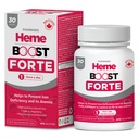 Hemeboost Forte 34.8 mg (696 mg Heme Iron) I 30 Tablety I High Potency Natural Iron Supplement I High Absorption & Gentle on Stomach I Iron Pills for Dospělí & Safe for Use in těhotenský