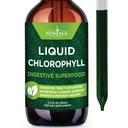 NEW AGE Chlorofyl kapalné kapky - Přírodní koncentrát - Energy Booster, Digestion and Imunitary System Supports, Internal Deodorant, Jaterní funkce - (2 Fl Oz (balení po 1))