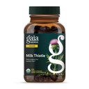 Gaia Byliny Mléčné Thistle - Doplatek na játra & Čistá podpora pro udržení zdravé jaterní funkce * - 120 Vegan Kapsle (40- Day Supply)