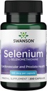 Swanson Selenium (L- Selenomethionin) 100 mcg 200 Kapsle