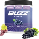 Morning Buzz Energy Powder Grape Drink - Energy Boost Drink Mix - Sugar- Free Energy with Antioxidants - Morning Kickstart and Sports Nutrition Endurance Product