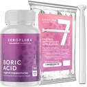 Boric Acid Vaginální Suppositors pro ženy s čípkovým aplikátorem - Boric Acid Pills Support Vaginální kontrola zápachu - 30 Suppositories 7 Applicators
