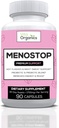 MenoStop - Hot Flashes and Menopause Support - Black Cohosh, Ashwagandha, Dong Quai, Prebiotic and Probiotic Blend - 30- Day Supply