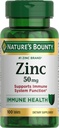 Nature 's Bounty Zinek 50mg Gluten 124; imunitní systém, kůže, & Antioxidant Health Support PHAR124; Přispívá k DNA Formation PHARMAN124; Vegetarian, Non- GMO, Gluten Free Gluten 124; 100 Caplet, 1 Serving per Day for Daily Health