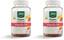 365 by Whole Foods Market, Organic Vitamin D3 Gummy, 160 Počet (Balení po 2)