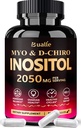 Bualle Myo-Inositol & D-Chiro Inositol dodatek (40: 1) Směs na podporu hormonální rovnováhy pro ženy