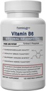 Superior Labs Vitamin B6 50mg, čistý non-GMO doplněk, vysoká absorpce, podporuje imunitní a nervový systém, funkce mozku, metabolismus a srdeční zdraví, esenciální pro tvorbu hemoglobinu, 120 Veg Caps