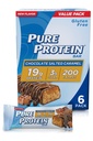 Čisté proteinové bary, Vysoký protein, Nutritional Snacks na podporu energie, Nízký cukr, gluten zdarma, čokoláda slazený karamel, 1.76oz, 4 balení