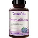 150mg Doplněk Pterostilbene - Jednou denně Antioxidant dodatek pro zdravé stárnutí imunitní srdeční kůže a mozková podpora - Přirozeně odvozené Non- GMO & Made in the USA (180 Služeb)