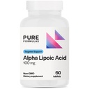 Purexas Alpha Lipoic Acid 100 mg ALA doplněk pro podporu jater, antioxidanty, Nerve, a kardiovaskulární zdraví Acido Alfa Lipoico 100mg neuropatie dodatek Non- GMO 60 Tablety