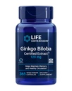 Life Extension Ginkgo Biloba Certified Extract ™, 120 mg, Napomáhá zachovat paměť a rozpoznávání, Gluten- Free, Non- GMO, Vegetarian, 365 Kapsle
