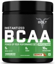 Bolt BCAA Powder, 2: 1: 1 Potenciální- leucin, isoleucin, Valline, Podpory svalové obnovy, růst a endurance, Meloun Fizz, 30 Služeb
