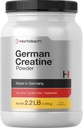 Horbäach German Creatine Powder 1000g Support 124; Creapure Monohydrát Powder 124; Vegetarian, Non-GMO, a gluten Free Supplement S124; Podporuje sílu a sílu