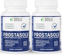 PROSTASOLV Advanced Prostatitis PHAR124; CPPS dodatek, Veganské kapsle, Quercetin Bromelain, Dýňová semena Extrakt, Lycopen, BioPerine pro zdraví pánve (2)