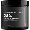 Toniiq Ashwagandha - 40: 1 Koncentrovaný extrakt - 25% Witanolides - Wild Harvested in India - Vysoce biologicky dostupný s Black Pepper - Third- Party Tested - 120 Kapsle - 1,300mg na podání