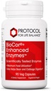 Protocol BioCore Enhanced Enzymes - Helps Digest Fazole & Crucipean Zelenina * - Doplněk k stravě * - Amyláza & Lipáza - Kosher & Vegan - 90 Veg Kapsle
