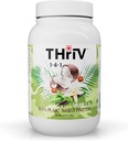 Thriv THriV Nutrition - Organic Plant Based Protein Powder, Chocolate or Vanilla, Vegan, Gluten- Free, Non- GMO, Dairy Free, (2.5lb / 1,140g) Powder (Vanilla)