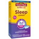 Příroda Made Wellblends Sleep Longer, Melatonin 10mg, L theanin 100 mg, a GABA 100mg, Sleep Supplement, 35 Tri- Layer tablety