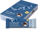 Fx Yes Syney Bar - 15g Syrovátkový proteinový bar s tvorbou na podporu svalů, energie a špičkové výkonnosti - 1g Cukr + 4g Čisté sacharidy - Sójové-bez čokoládové Oat Mléko Crisp Flavor Protein Snack (12 barů)