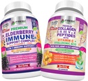 Fresh HALTHCARE Elderberry Imunitation Support and Multi Collagen Peptides - Bundle