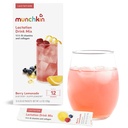 Munchkin ® Milkmakers ® Lactation Drink Supplement with B Vitamins / Collagen / Fenugreek & Milk Thistle for Kojení Moms, Berry Lemonade, 14 Count