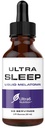 Ultra6 Nutriční melatonin Kapky s kořen Valerian - tekutý melatonin Spící dodatek s 5 HTP & Vášeň Květ - Liquid spánková pomoc Síla Směs pro dospělé