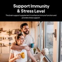 Podpora mozku a nervových systémů doktorky Morseové - Podpora imunity a stresu Stupeň - Naturophait Nootropní dodatek - Ginkgo Leaf, Gotu Kola, Astragalus Root & Butchers Broom - 90 Kapsle