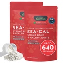 Zvířecí Essentials Sea-Cal - Čisté mořské řasy vápník prášek pro psy s hořčíkem, společný dodatek pro psy a kočky pro zdravé kosti a zuby, společné zdraví, islandské mořské řasy vápník - 12 oz (balení po 2)