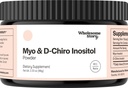 Myo-Inositol & D- Chiro Inositol Supplement Prášek pro ženy 124; Hormonální rovnováha & Zdravá Ovariální funkce Podpora 124; Vitamin B8 CLAS124; Velká alternativa ke kapslím 124; 40: 1 Poměr 124; 30 Služeb