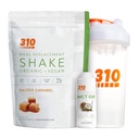 Vegan Organic Plant Protein Powder and Meal Replacement Shake With Shaker Cup and 2 Oz MCT Oil - By 310 Nutrition - Gluten, Dairy and Soy Free - 0g cukru current 124; Keto a Paleo Friendly (slaný karamel)