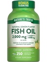 Nature 's Truth Fish Oil 2000 mg Non- GMO a gluten zdarma doplněk