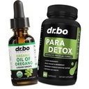 Oregano Oil Organic Liquid Drops & Gut Health Caps - Oil of Oregano Drops Tincture Extract & Intestinal Pills Herbal Wormwood Black Walnut Cloves Imunitative Support - Herbal Organic