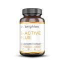 Dr. Brighty B-Active Plus - Vegan B vitamin dodatek pro energii, metabolismus, srdeční zdraví, lepší paměť - 60 Kapsle