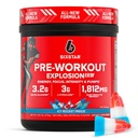 Six Star Pre- Workout Powder for Men & Women, ICY Rocket Freeze (30 Služeb) - Předcvičení Exploze 2.0 Energy Powder Drink Mix s Beta- Alanin & Kofein - Sportovní Nutriční doplněk Produkty