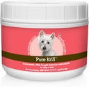 Herbsmith Pure Krill - Wild- Casted Antarktický kril - Jen 1 ingredience - Astaxanthin pro psy - Ready- to- Use Omega 3 s - Alternativa k Krill Oil pro psy - 400g