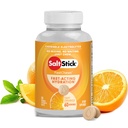 Saltstick Electrolyte FastChews - 120 Orange Flavor - Žvýkací Electrolyte Tablety pro hydrataci, Slané Tabs, Dehydratační úleva