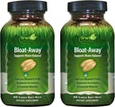 Irwin Naturals Bloat- Away - Podpora vodní bilance - doplnit elektrolyty a esenciální minerály - 60 Tekuté Soft- Gels - 2 balení