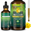 Mullein Drops - Lung Cleanse - Leaf Extract - Výkonný Mullein pro imunitní podporu, Detox & Respirační podpora - Bylinné doplňky - 2 Oz-6
