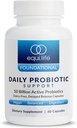 Equilife Daily Probiotic Support, 50 Billion CFU, 8 Probiotických Stravovacích a Gut Zdravotní dodatek pro muže a ženy, Gluten Free, Soy a mléčné výrobky Free, non GMO, American Made, 60 Kapsle